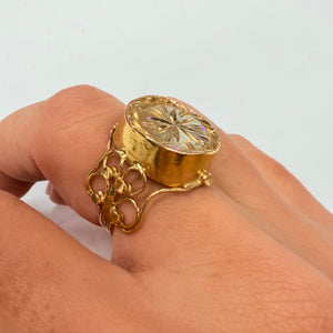 Chevalière en Or Jaune - 18 Carats - Taille 53