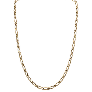Collier Princesse Or Jaune Maille Figaro 18K - 42.5cm - 4.65gr