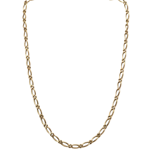 Collier Princesse Or Jaune Maille Figaro 18K - 42.5cm - 4.65gr