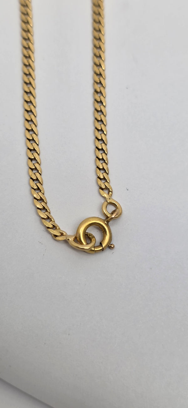 Collier Or Jaune 18 carats Maille Anglaise