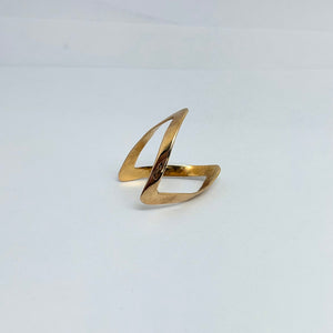 Bagues africaines en or jaune 18 carats