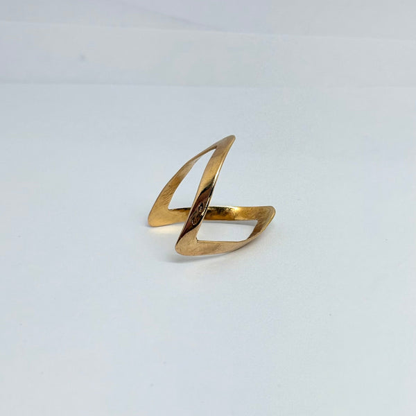 Bagues africaines en or jaune 18 carats