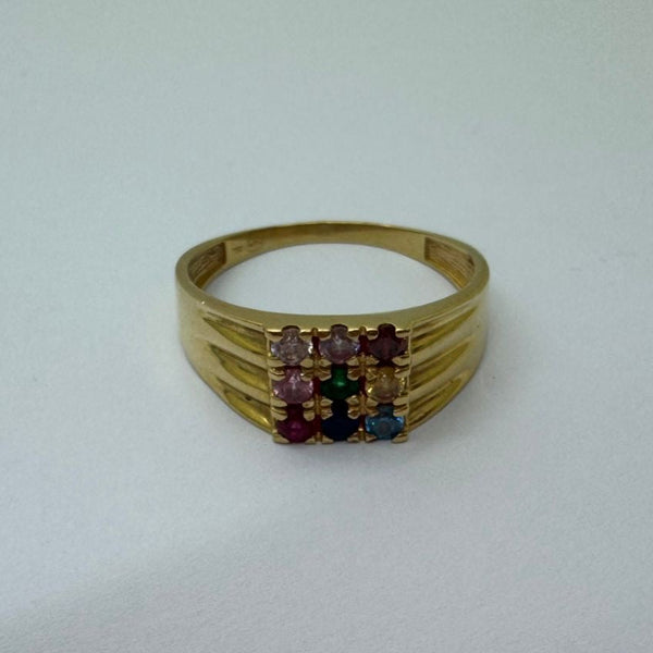 Chevalière en or jaune 18K Taille-65