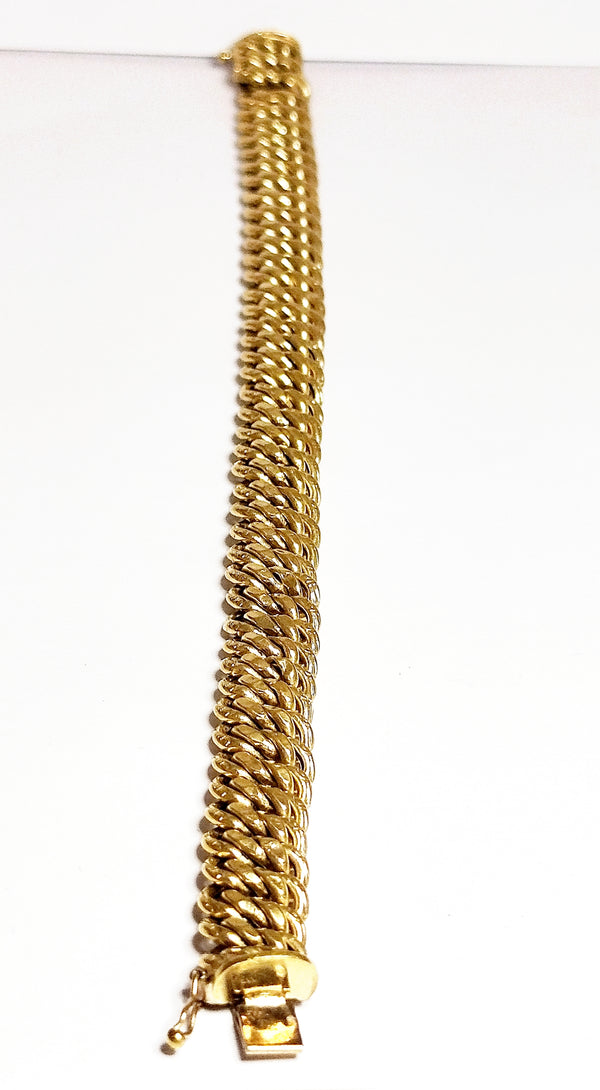 Bracelet Jonc en Or Jaune 18K 20.40 Grs