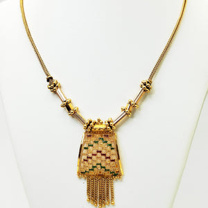 Collier Princesse Fantaisie en Or Jaune 22 carats 12.73 Grs