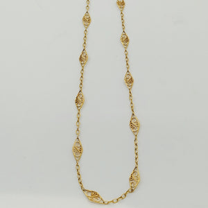 Collier Matinée en Or Jaune 18K 8.69 Grs
