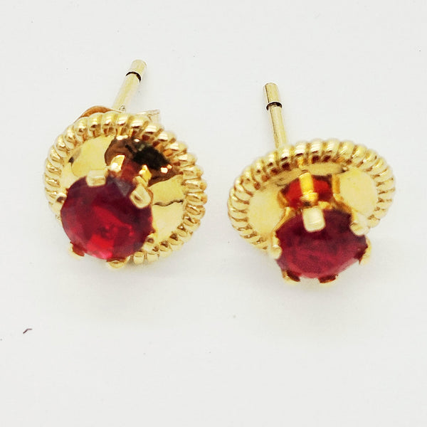 Boucles d'oreilles en Or jaune 18K - 2.13g