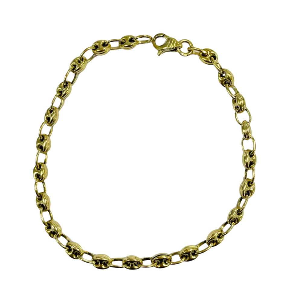 Bracelet Maillon Or Jaune 18K -  5.35G
