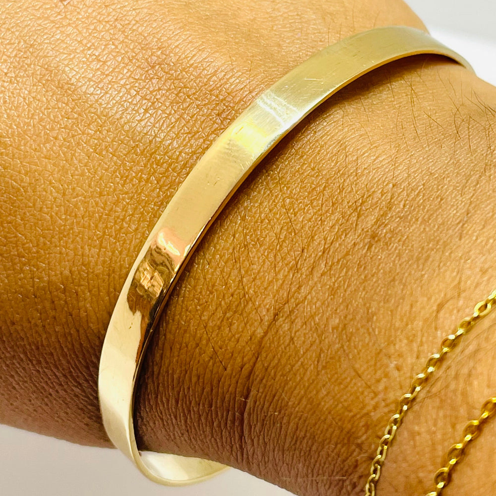 Bracelet jonc en or 18k - 18.55G