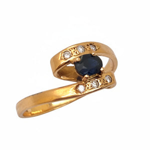 Bague en or jaune 18k -  2.94 G