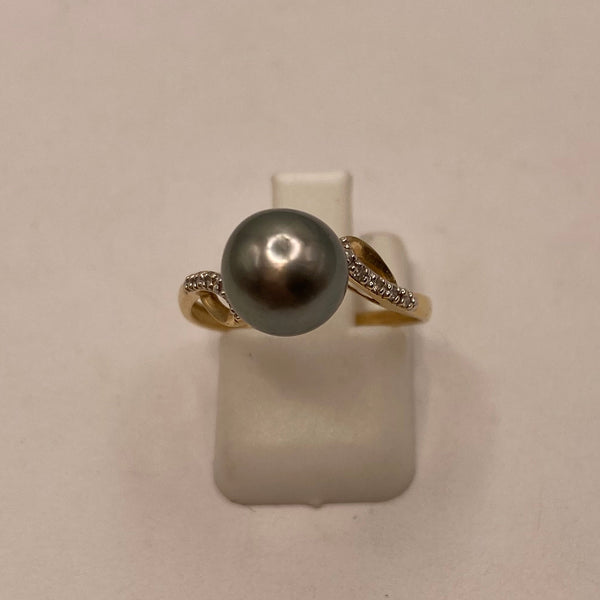 Bague en Or Jaune 18K - Taille 53 - 2.17g