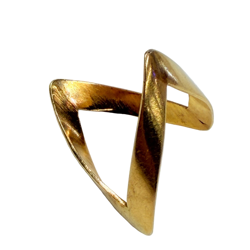 Bague africaine en Or Jaune 18k