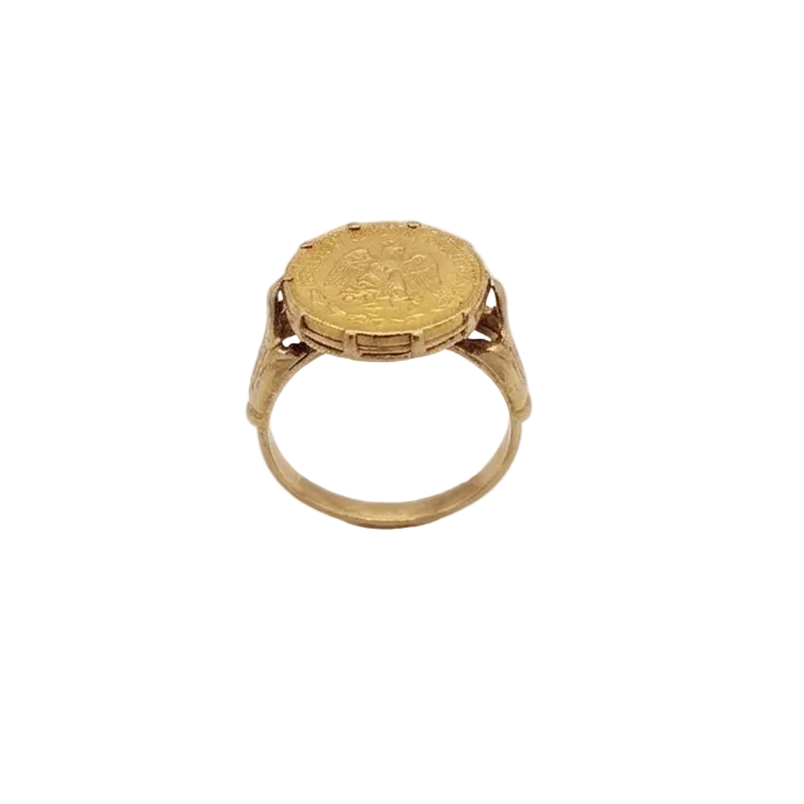 Chevalière en Or Jaune 18 K - Taille 49