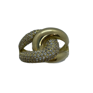 Bague en Or Jaune 18K Taille-55