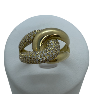 Bague en Or Jaune 18K Taille-55