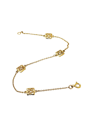Bracelet maillon en or jaune 18K 1.86 Grs