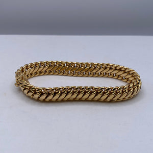 Bracelet Gourmette en Or Jaune 18K - 15.44G