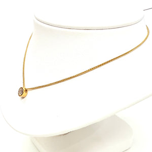 Collier Princesse Or Jaune 18k 3.06 Grs