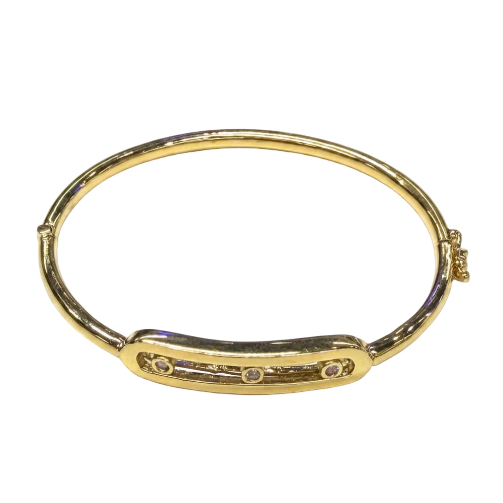 Bracelet Jonc Or Jaune 18 K - 8.31 Grs
