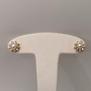 Boucles d'oreilles clou en Or jaune 18K - 1.45G