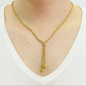 Collier en or jaune 18K - 10.07 Grs