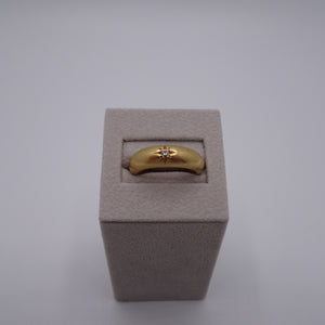 Bague c en or jaune 750 18 Carats Taille-54