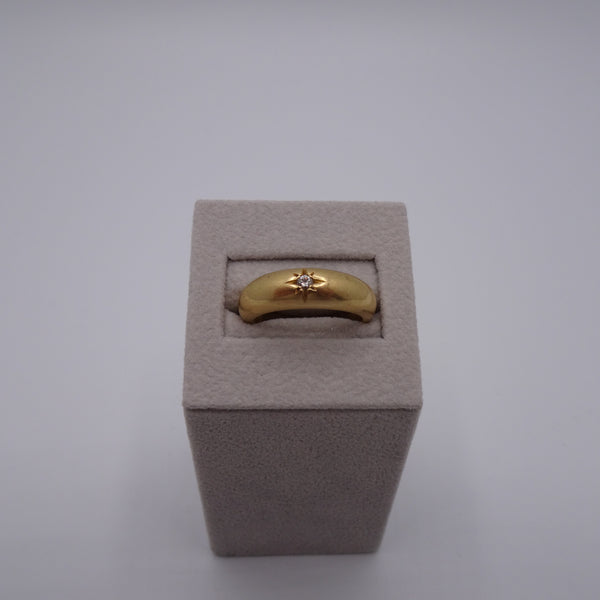 Bague c en or jaune 750 18 Carats Taille-54