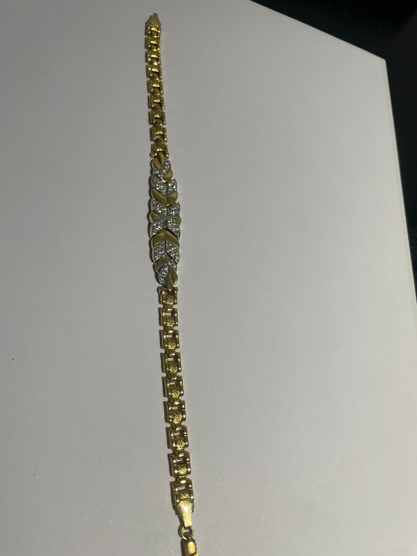 Bracelet Maillon Vénitien Or Jaune 18K 13.31 Grs