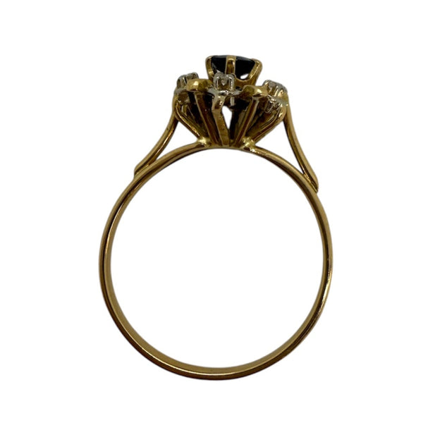 Bagues Marguerite en Or Jaune 18K Taille-52