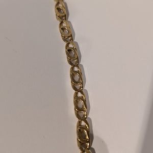 Collier Matinée Or Jaune 18K Maille Marine 23.51 Grs