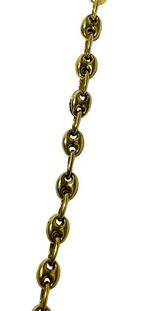 Bracelet en Or Jaune Maille Grain Café 18k - 5.35 G