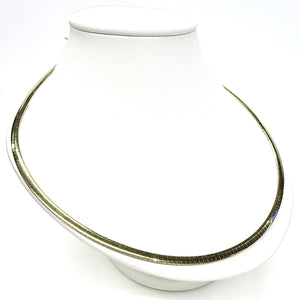 Collier Ras du Cou en Or Blanc 18k