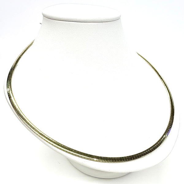 Collier Ras du Cou en Or Blanc 18k