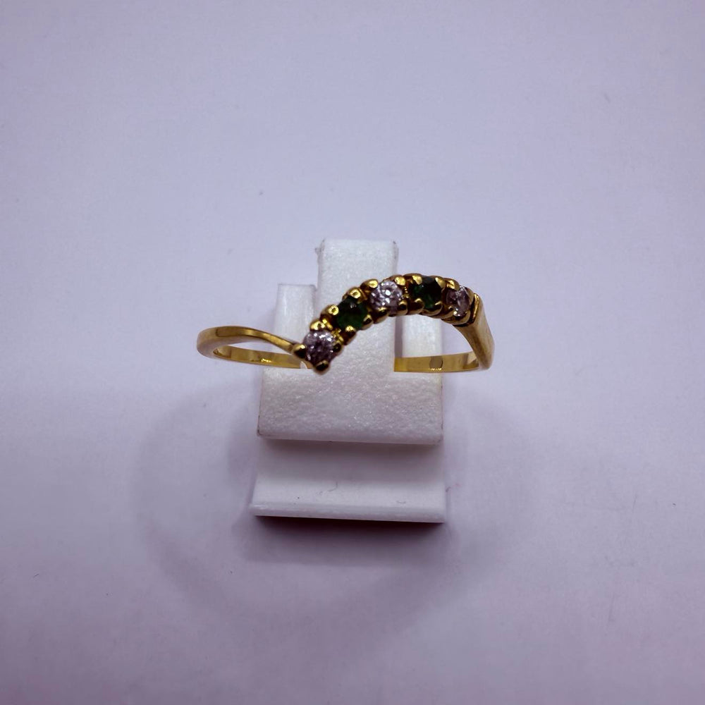 Bague en Or Jaune 18K Taille-60