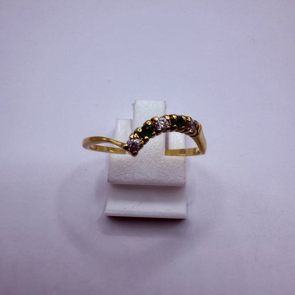 Bague en Or Jaune 18K Taille-60