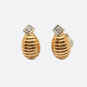 Boucles d'oreilles en or jaune 18k - 1.40 G