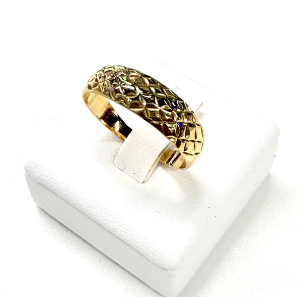 Bague en Or jaune 18k - Taille 56