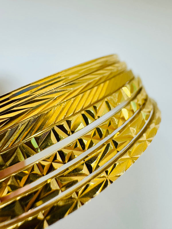 Bracelet semainier en or jaune 18K 49.51 Grs