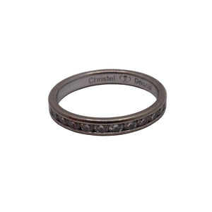 Alliance Or Blanc 18 Carats avec Diamants Taille 56