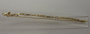 Bracelet or maille cheval