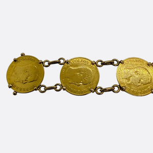 Bracelet Maillon Forçat en Or Jaune 18k - 22.54 G