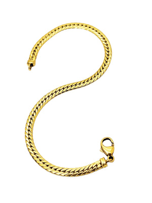 Bracelet en Or jaune 18K 16,5 cm -  4.91 Grs