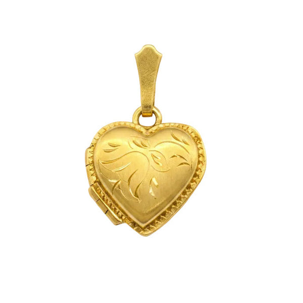 Pendentif Médaillon en Or Jaune 18k