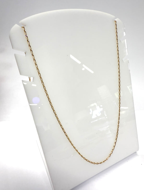 Collier maille cheval Or jaune 18k Lg60cm