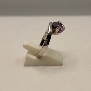 Bague en Or blanc 18K Taille 54 - 6.95g