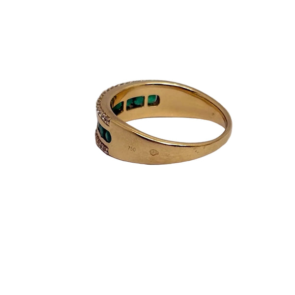 Bague Tank en Or Jaune 18 carats