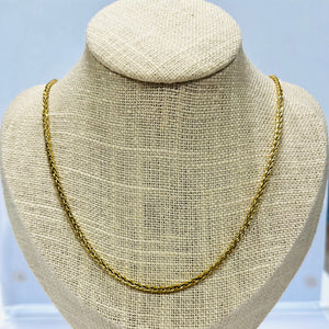 Collier Princesse en Or Jaune 18k