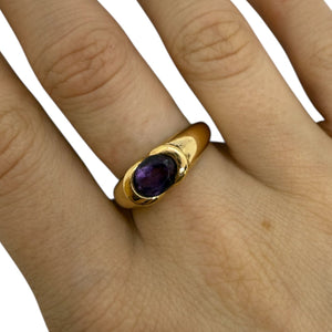 Bague en Or Jaune 18K - Taille 52 - 4.36g