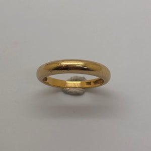 Bague en Or jaune 18K - Taille 62