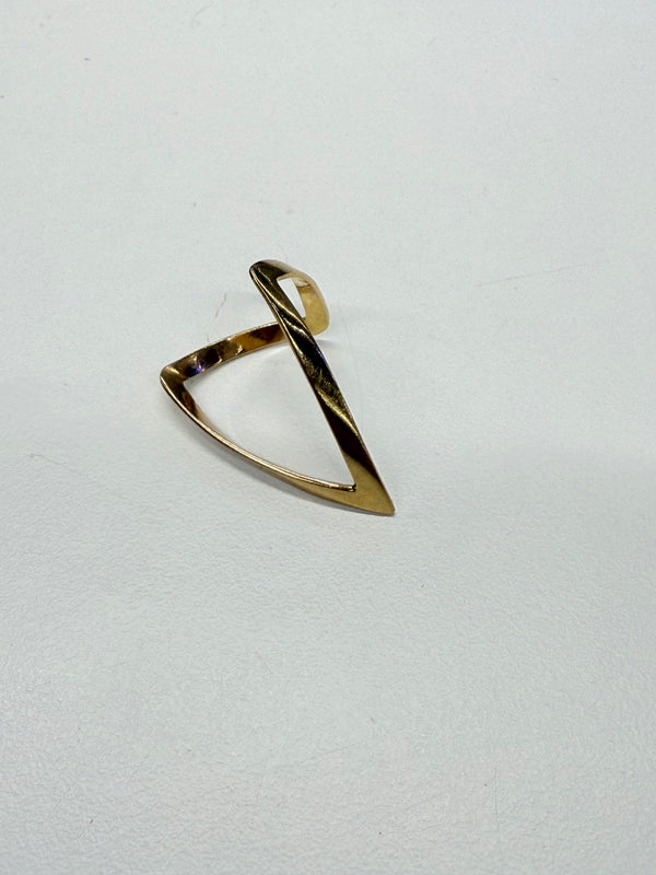Bague africaine en Or jaune 18K T55